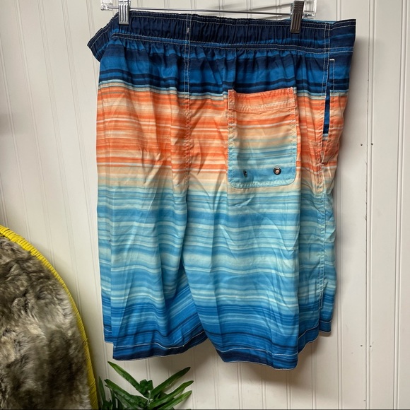 Paradise Collection Striped Swim shorts Size XL - Picture 2 of 3